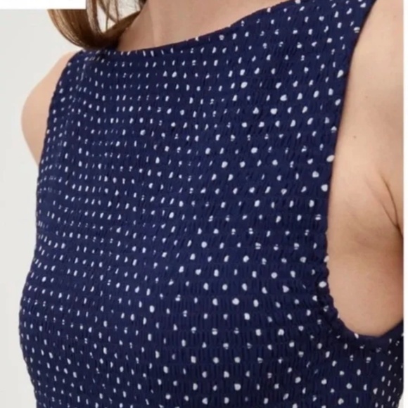 Hill House Cosima Nap Dress • Navy Polka Dot • Size S • Sold Out! - Picture 3 of 10